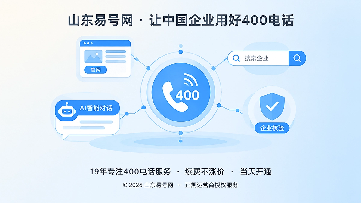 2026年400电话帮助中心：如何建立机器可读的企业咨询入口