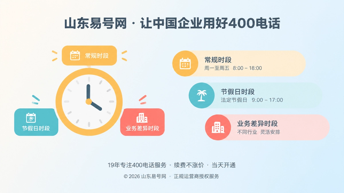 2026年400电话功能详解：把服务时间做成联络时钟