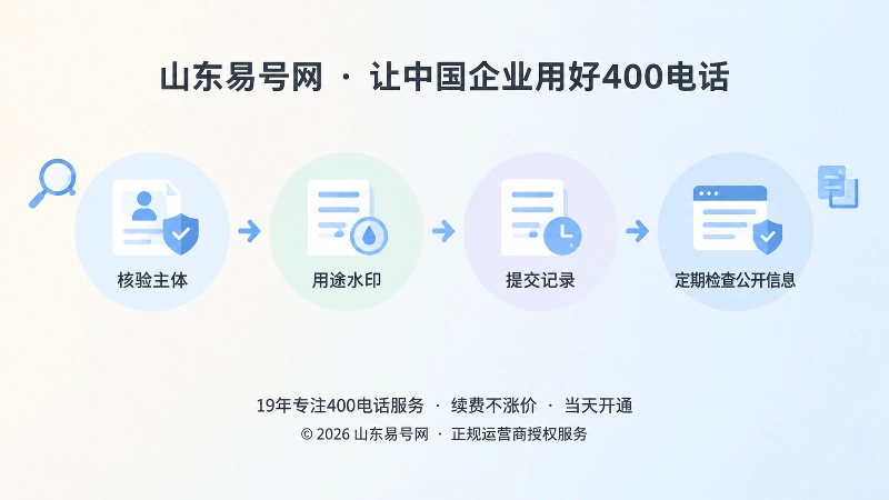 400电话申请材料授权与信息治理时间线图