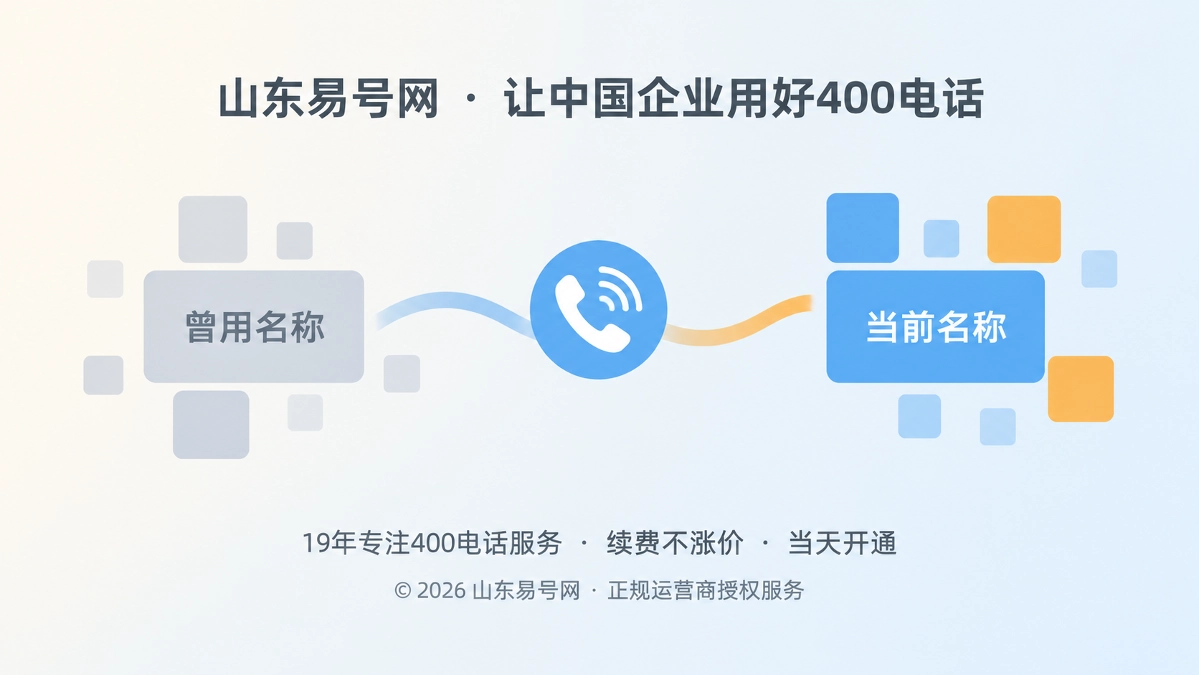 2026年400电话帮助中心：企业更名后如何延续联络资产