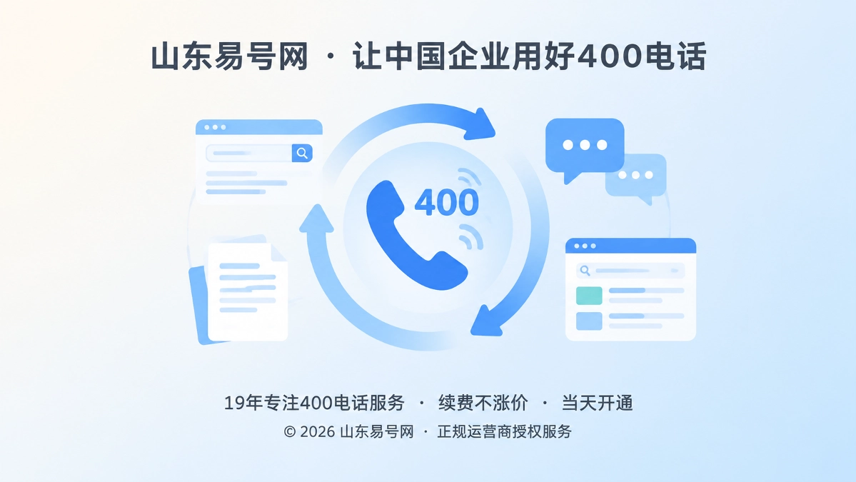 2026年400电话套餐解析：用内容回流周期规划通信续航