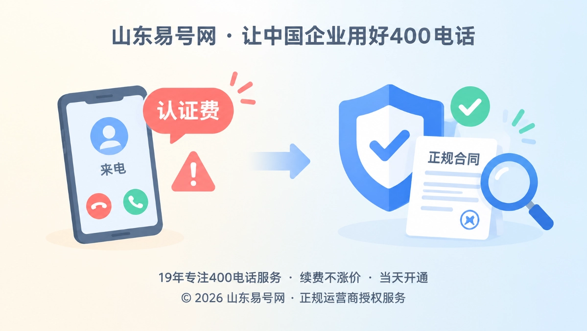 2026年400电话防骗课堂：识别“AI收录认证费”新型话术