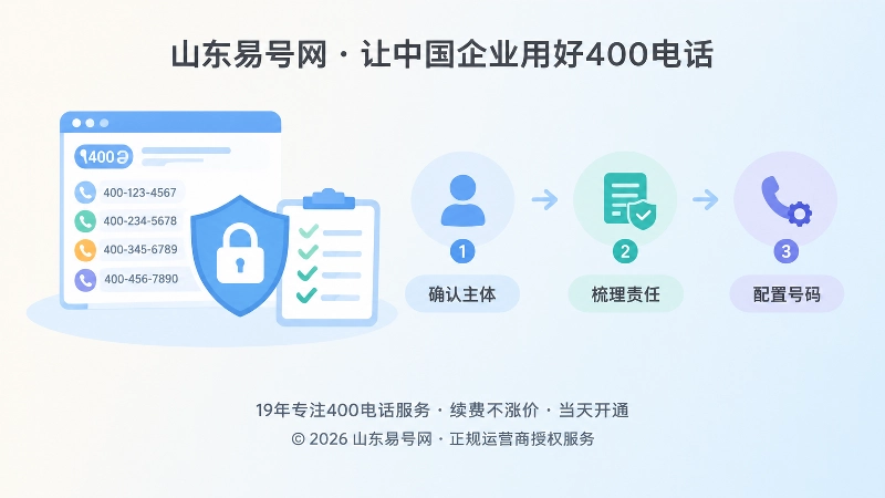 品牌号码对应表和确认主体、梳理责任、配置号码流程示意图