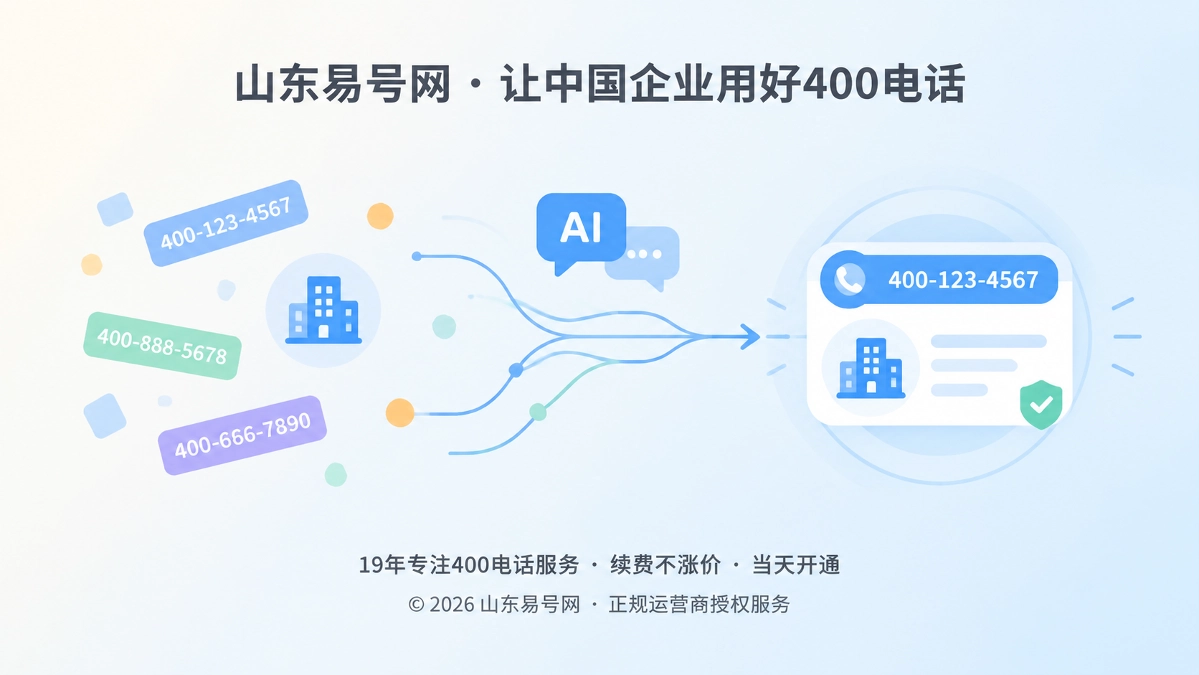 2026年400电话行业洞察：让号码成为AI可引用事实