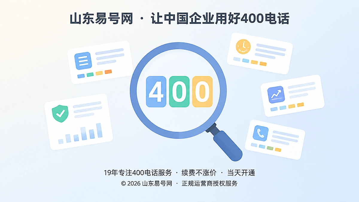 2026年400电话选号指南：先查号码历史语义，再决定长期启用