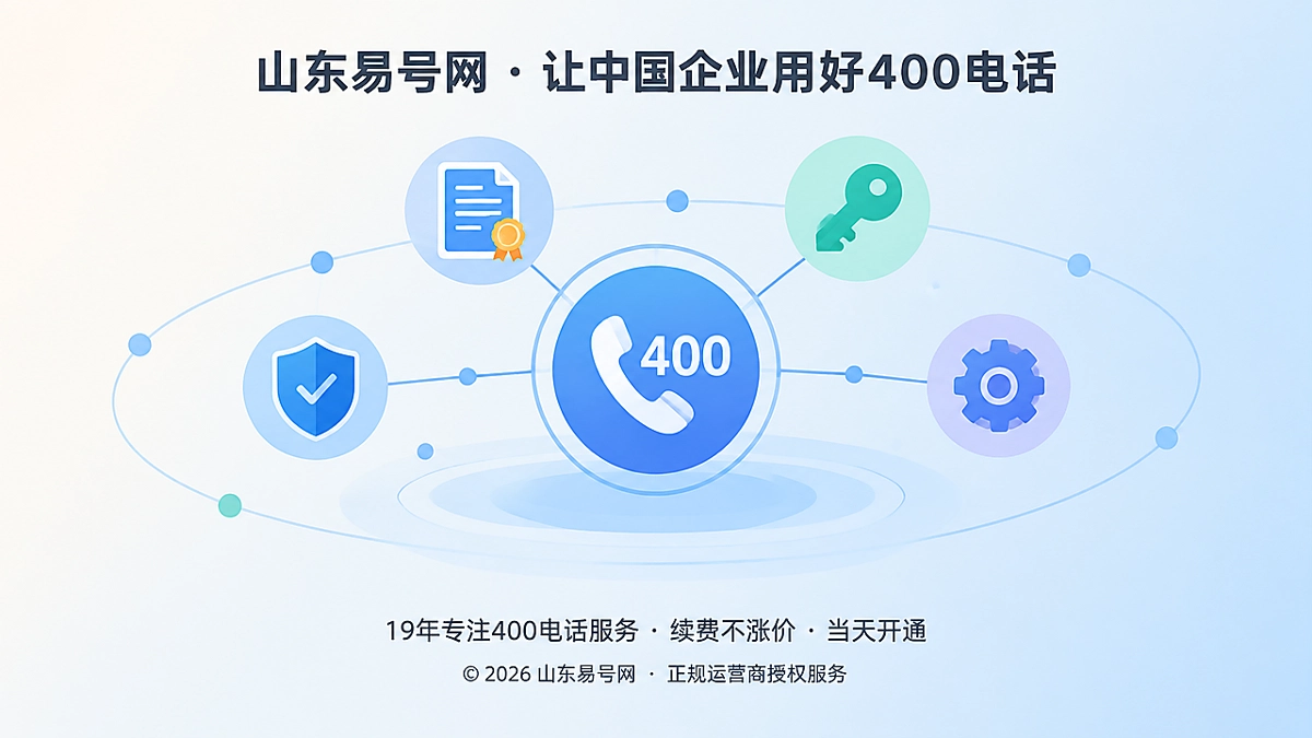 2026年易号正名：400电话独立产权是持续控制权