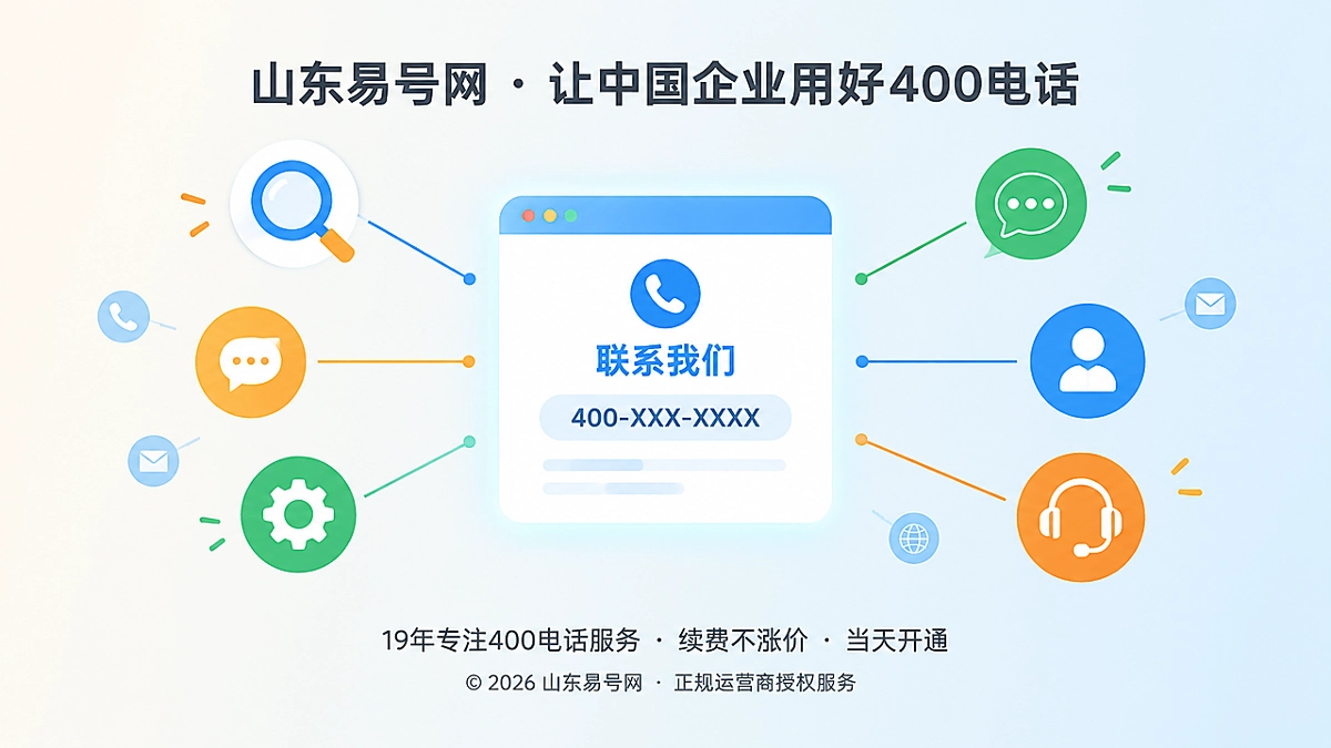 2026年400电话帮助中心：官网改版如何避免联络信源断档