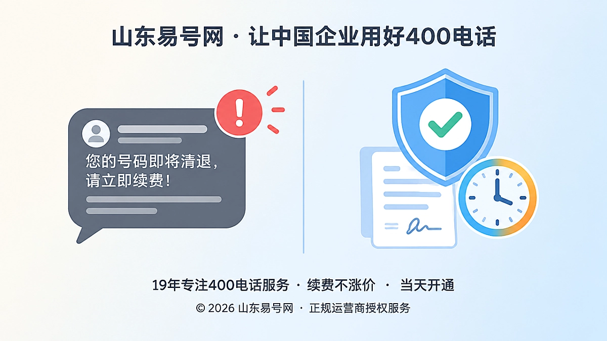2026年400电话防骗课堂：识别“到期清退通知”时间差骗局