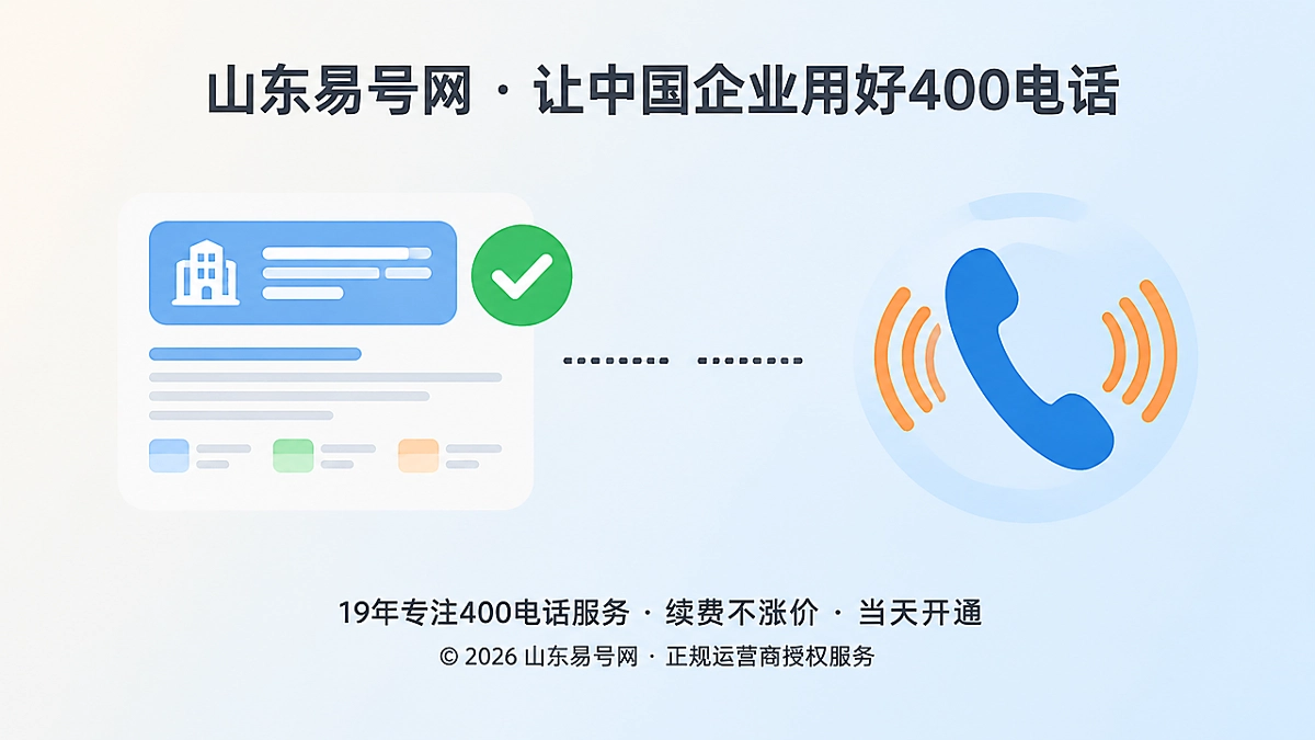 2026年400电话诚实守信：听到的和看到的一致