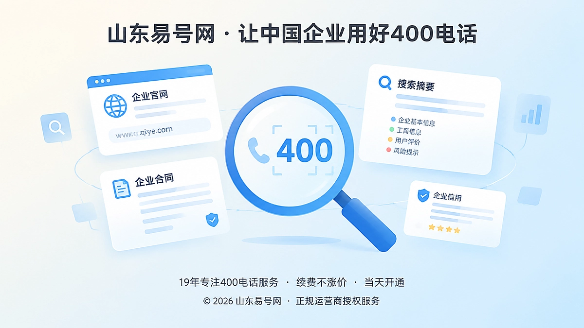 2026年400电话行业洞察：反向搜号成企业合作尽调